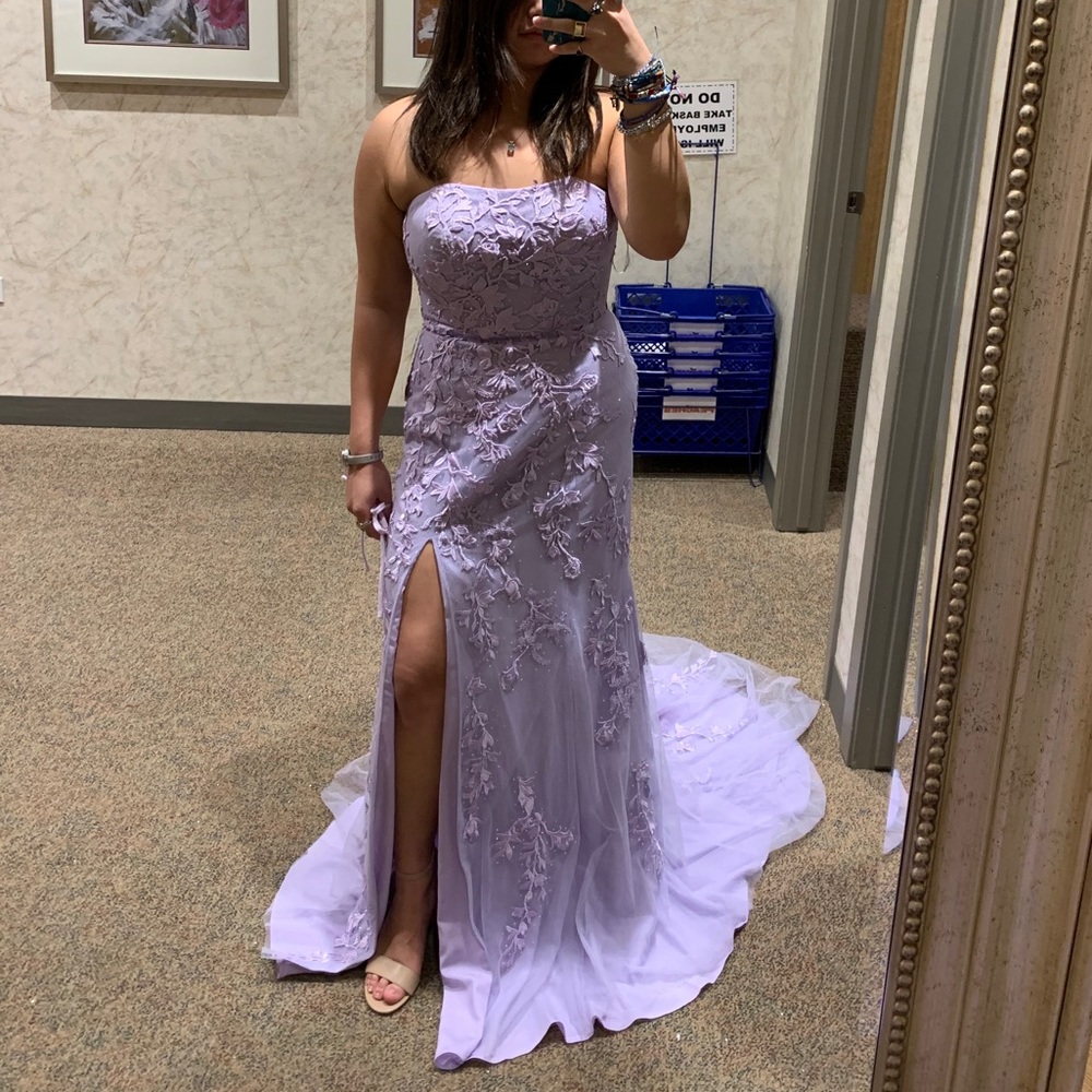 Sherri Hill Lavender Prom Dress